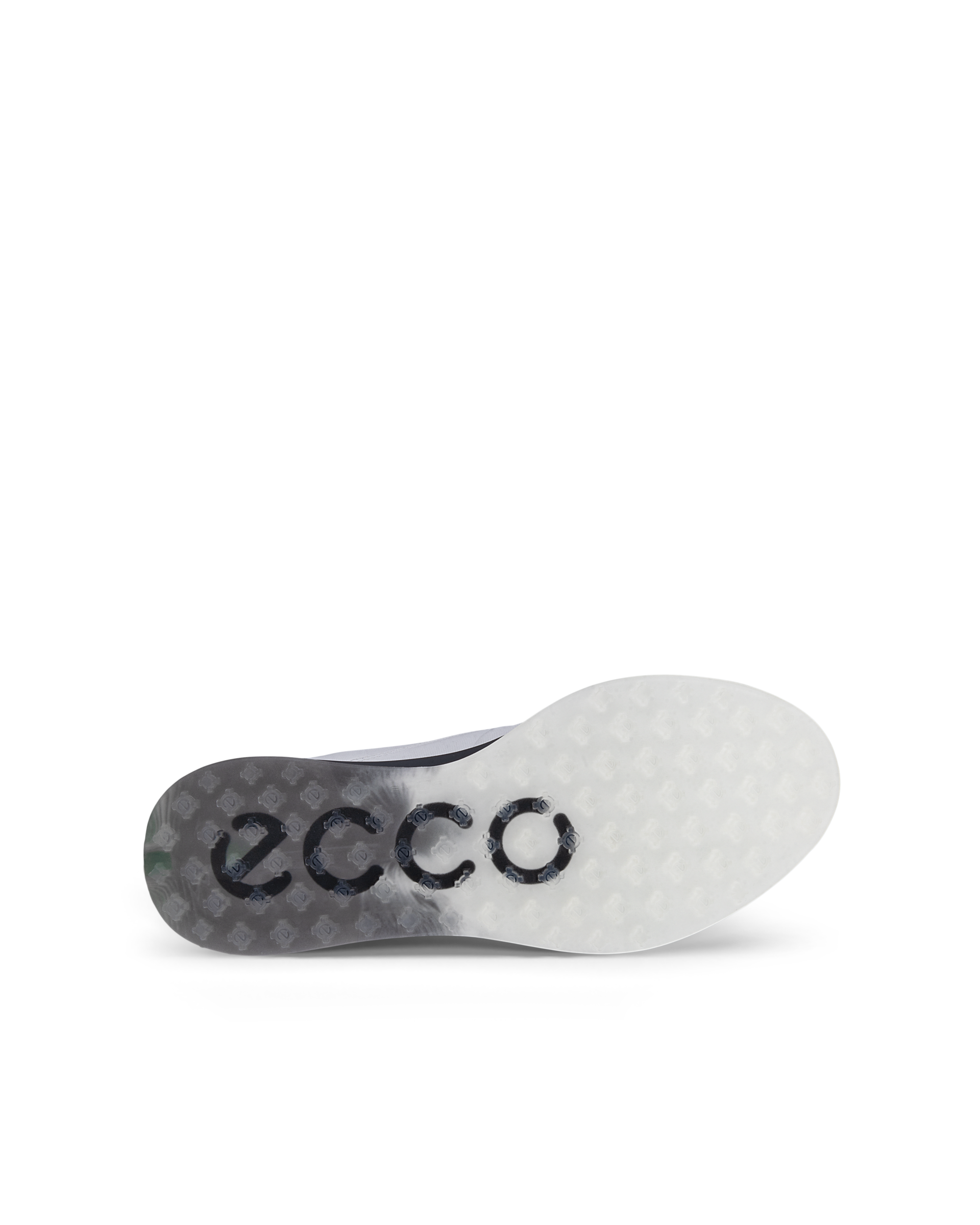 남성 ECCO Golf S-Three 가죽 방수 골프 슈즈 - White - Sole