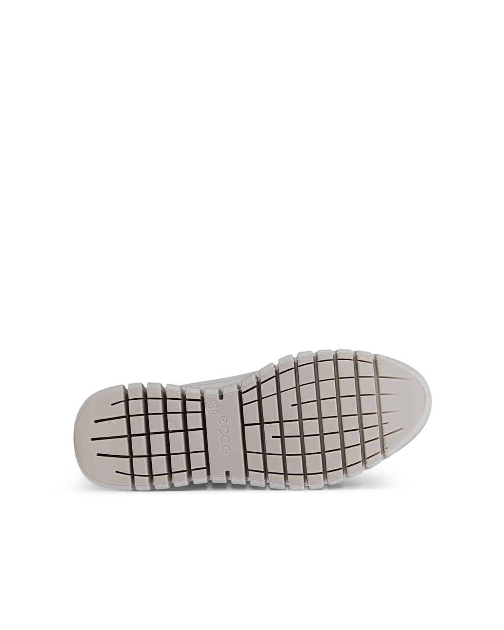 Zapatillas de piel ECCO® Gruuv para mujer - Gris - Sole