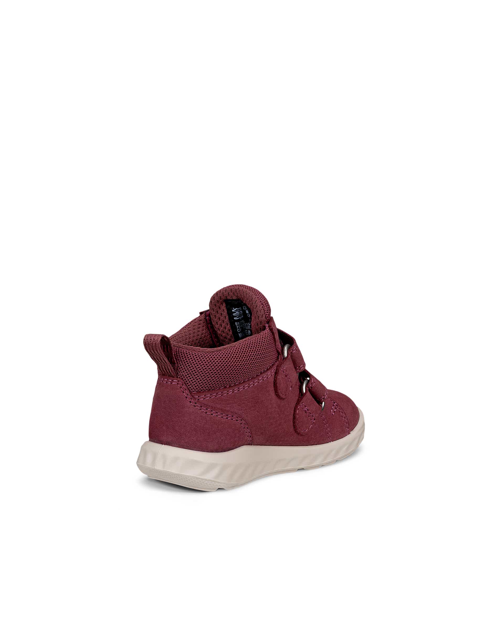 Detské nubukové tenisky suchý zips ECCO® SP.1 LITE INFANT - Ružová - Back