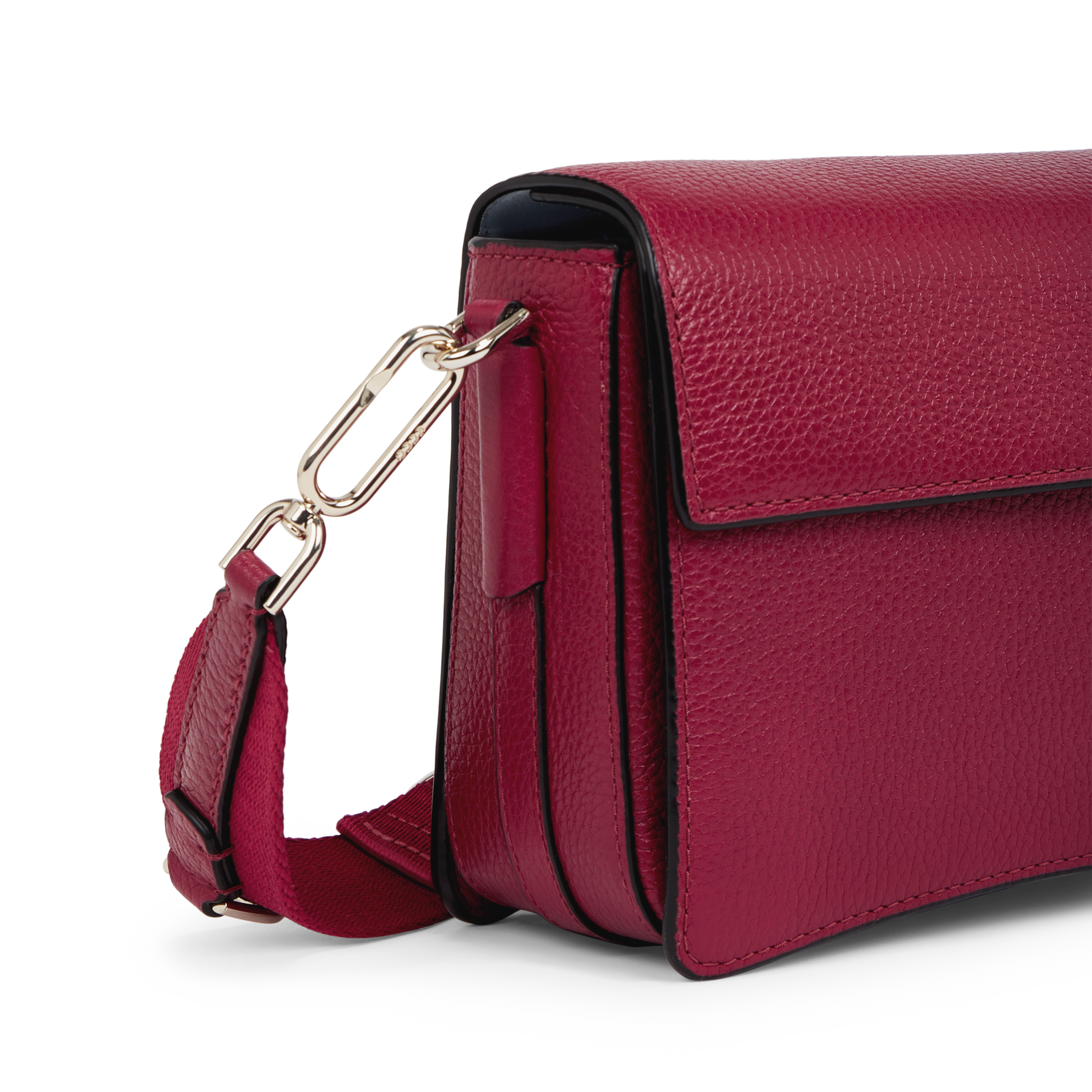 ECCO® Pinch Bag Leather Crossbody Bag - Red - Detail-2