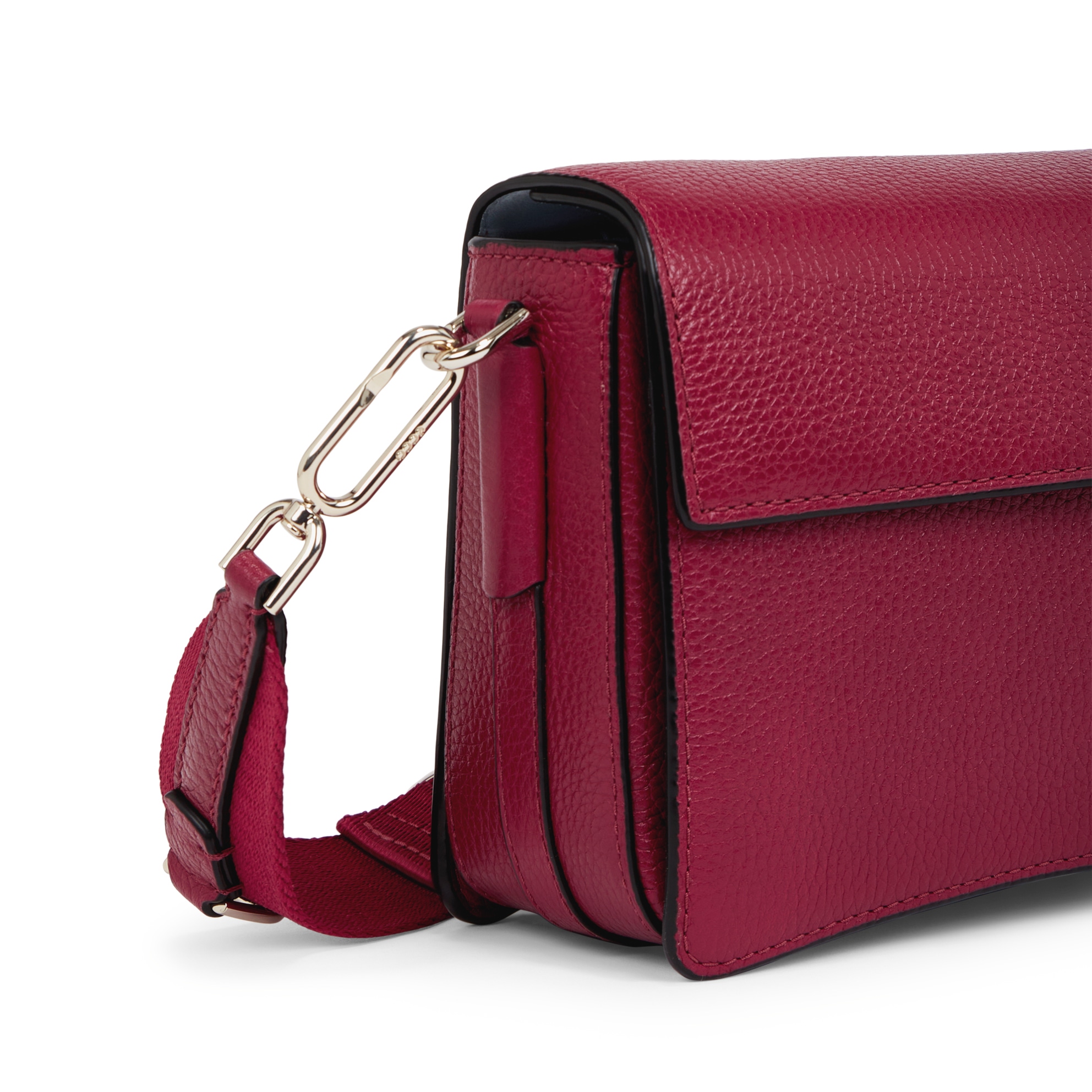 ECCO® Pinch Bag Leather Crossbody Bag - Red - Detail-2