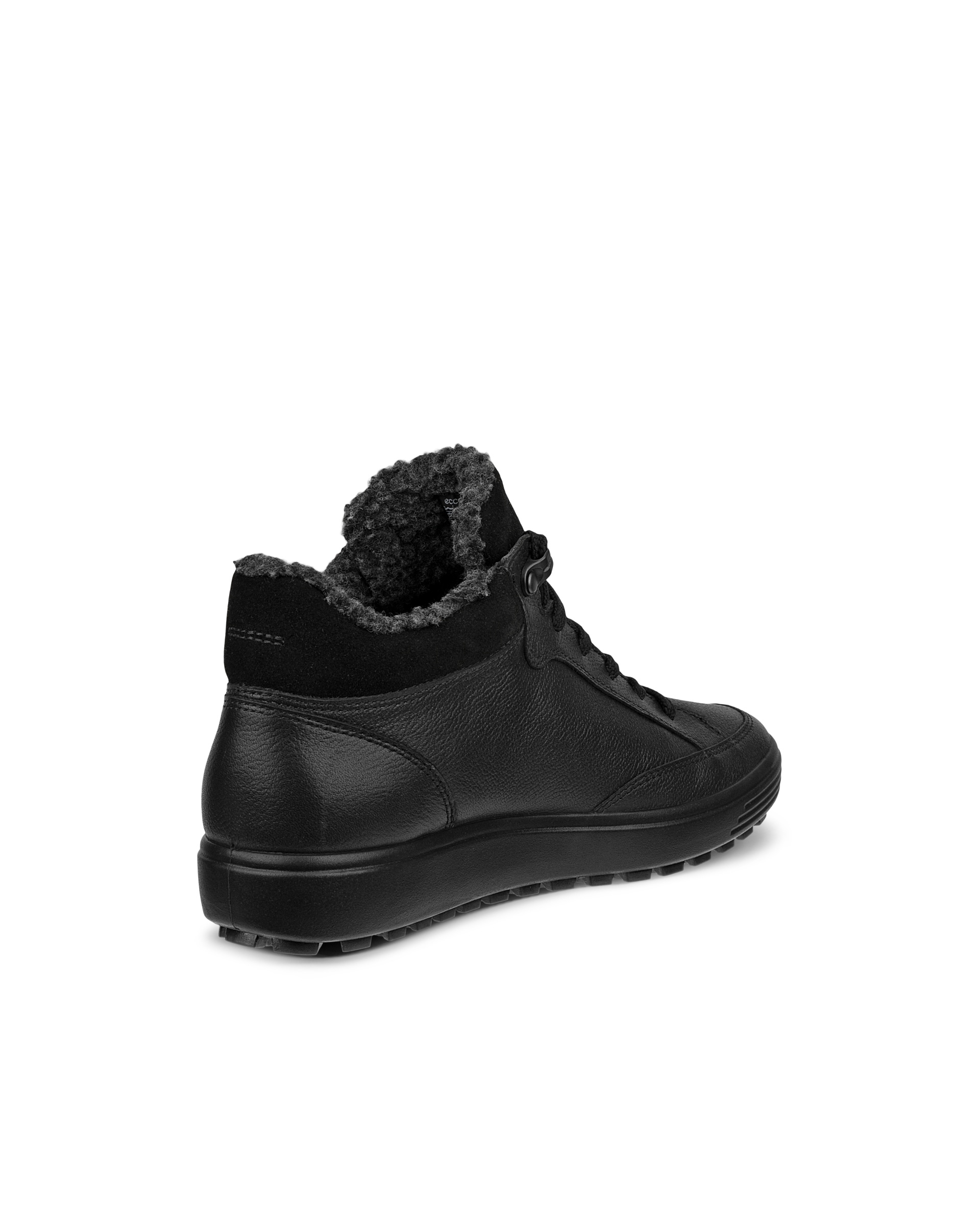 Botas de caña media de nobuk Gore-Tex ECCO® Soft 7 Tred para mujer - Negro - Back