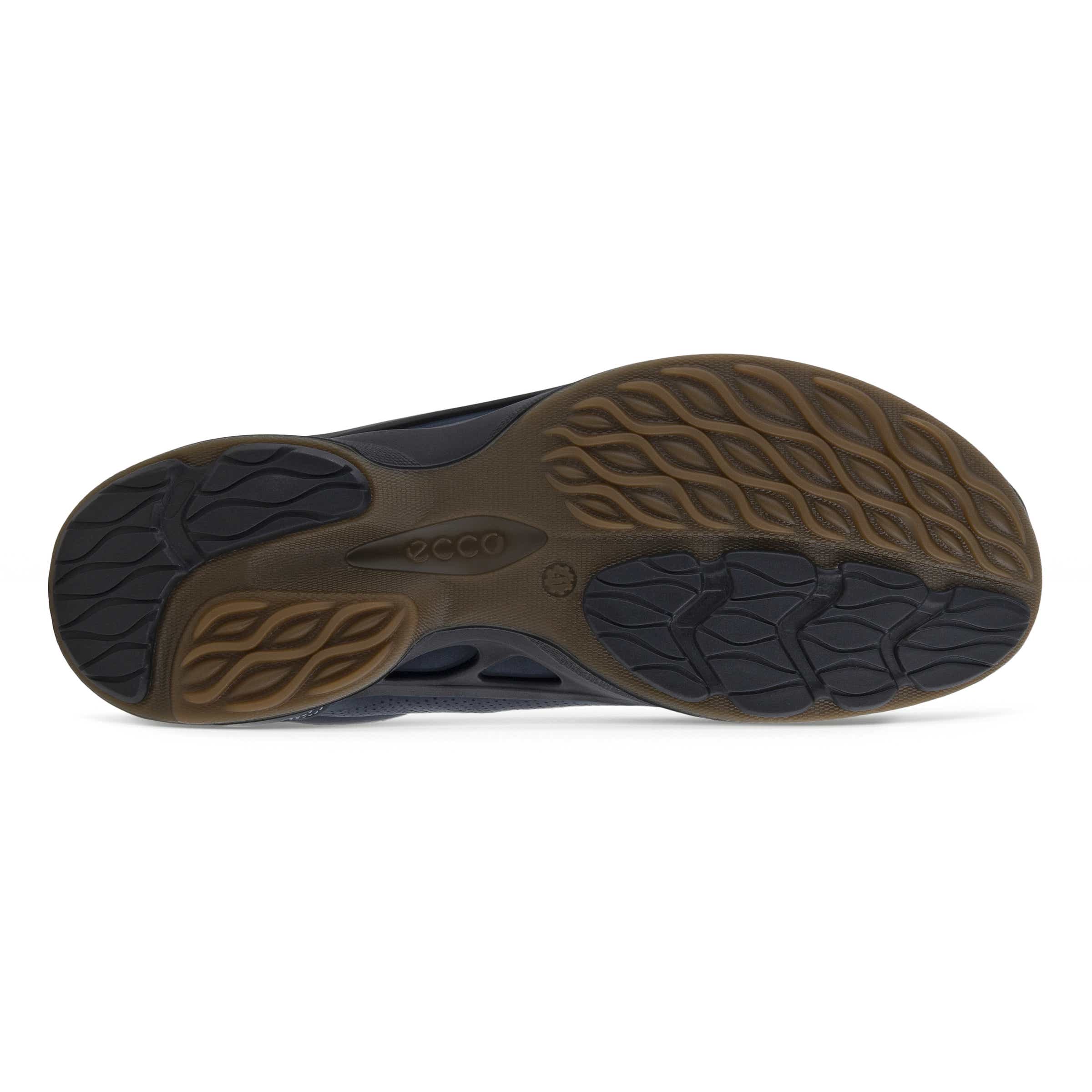 ECCO BIOM Fjuel Men's Low Nub Shoes - Blue - Sole