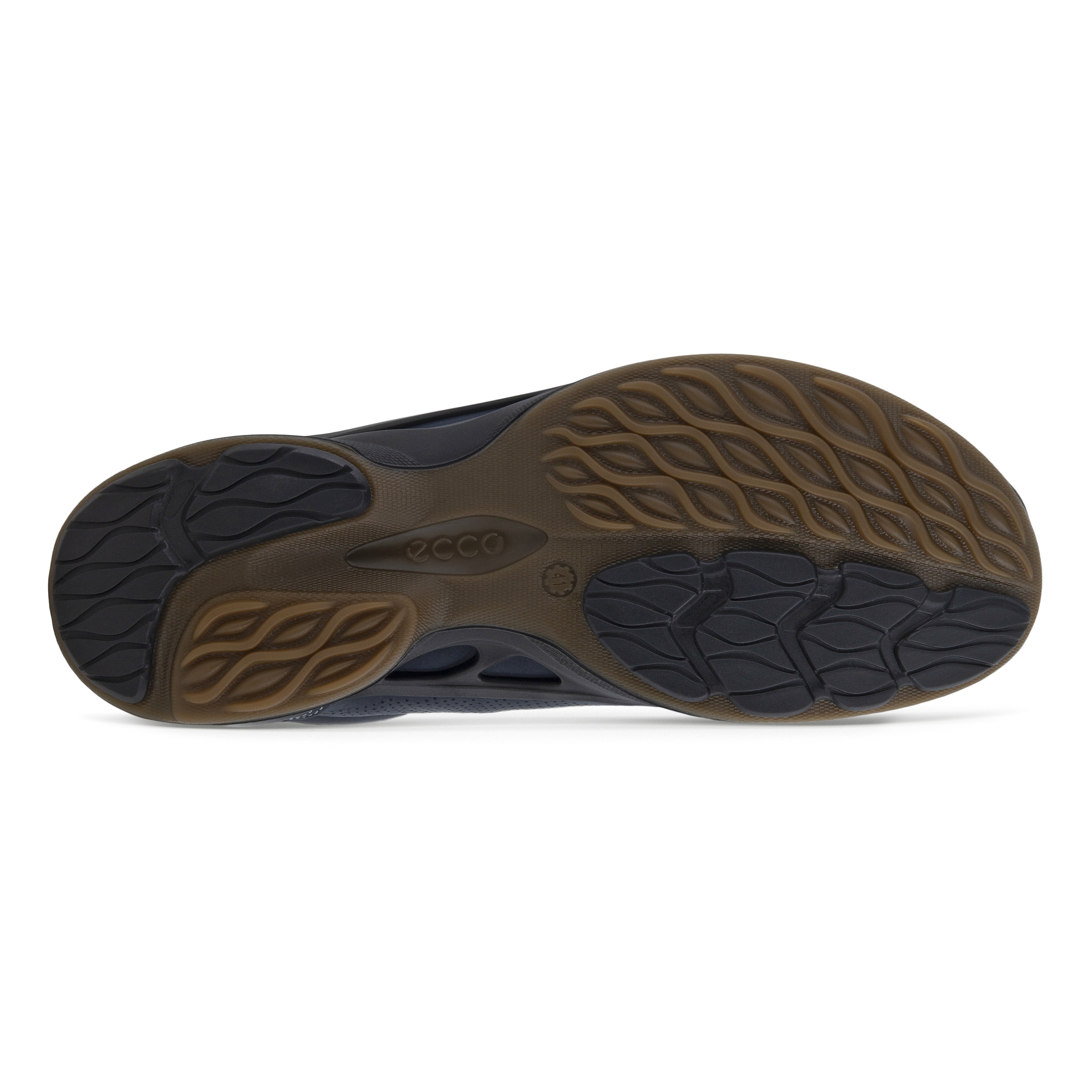 ECCO BIOM Fjuel Men's Low Nub Shoes - Blue - Sole