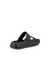 Unisex ECCO® Cozmo E Two-Strap Sandal - Black - Back