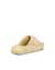 Women's ECCO® Cozmo Platform Leather Sandal - Yellow - Back