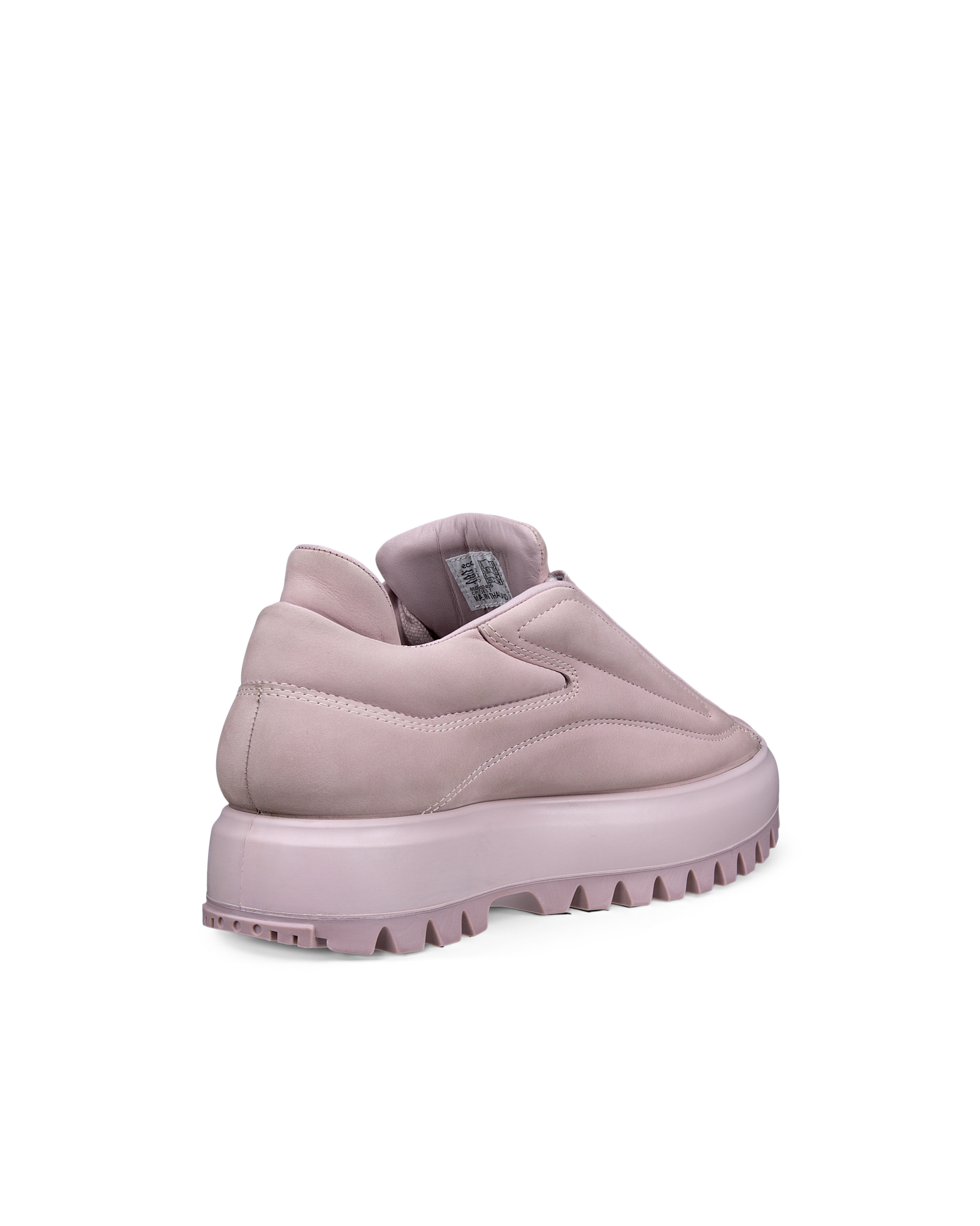 ECCO® Street Ace RAL7000 baskets en nubuck pour femme - Violet - Back