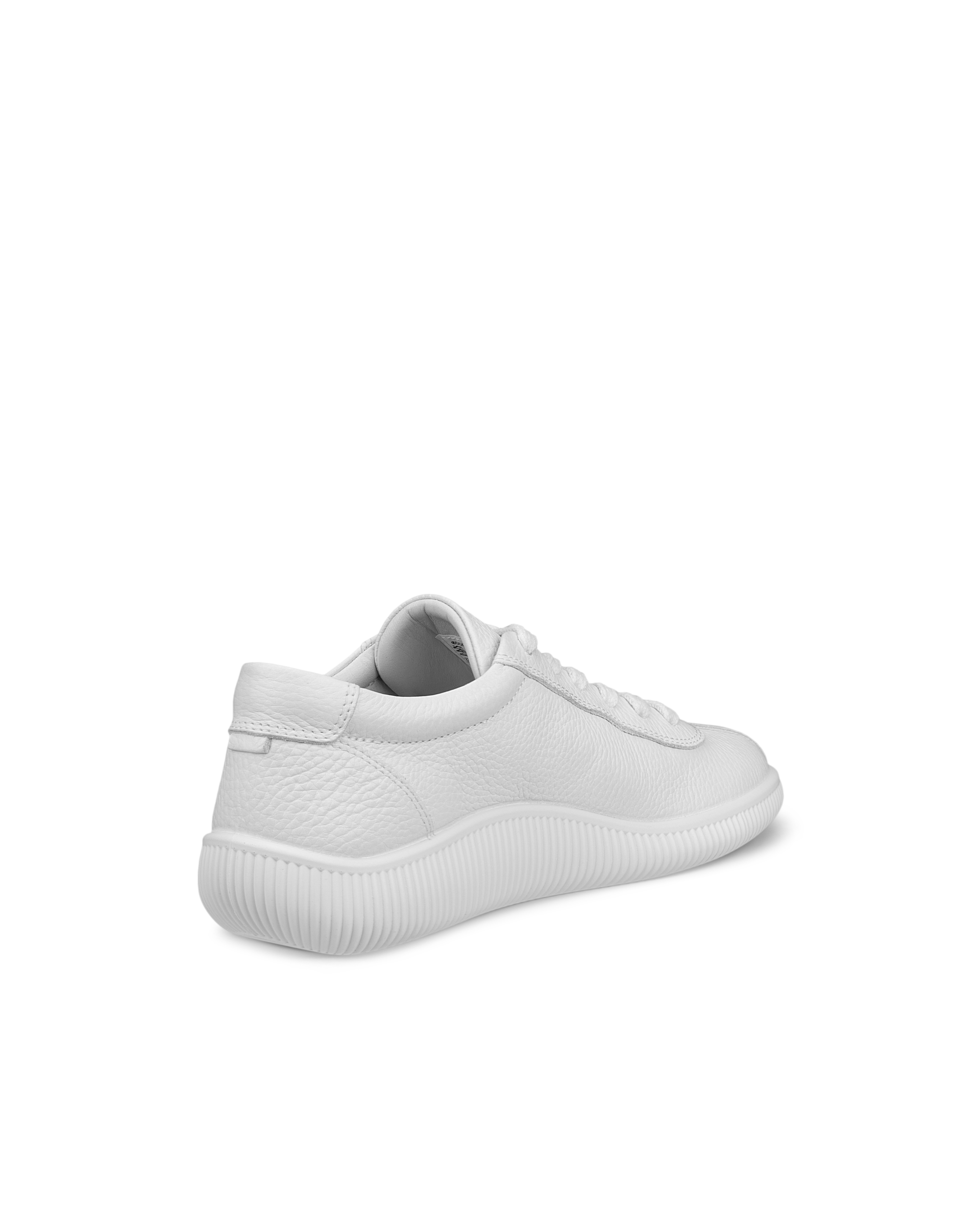 Zapatillas de piel ECCO® Soft Zero para mujer - Blanco - Back