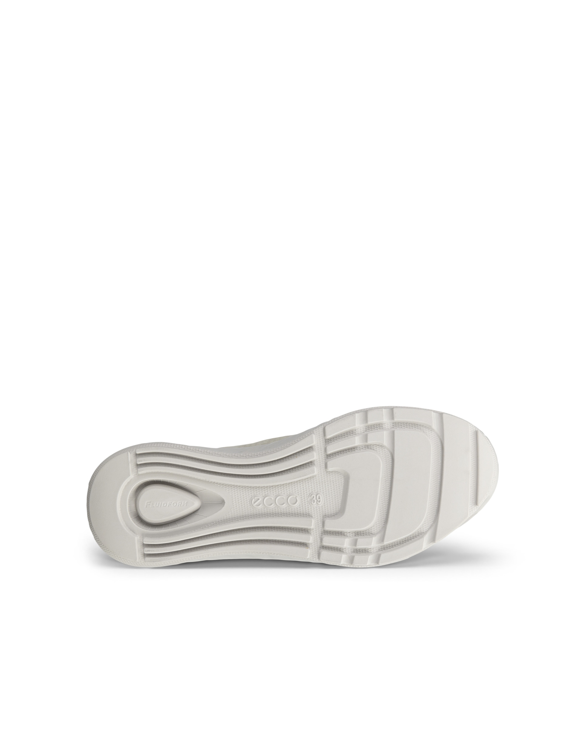ECCO Women's Ath-1F Street Style Leather Sneakers - Grey - Sole
