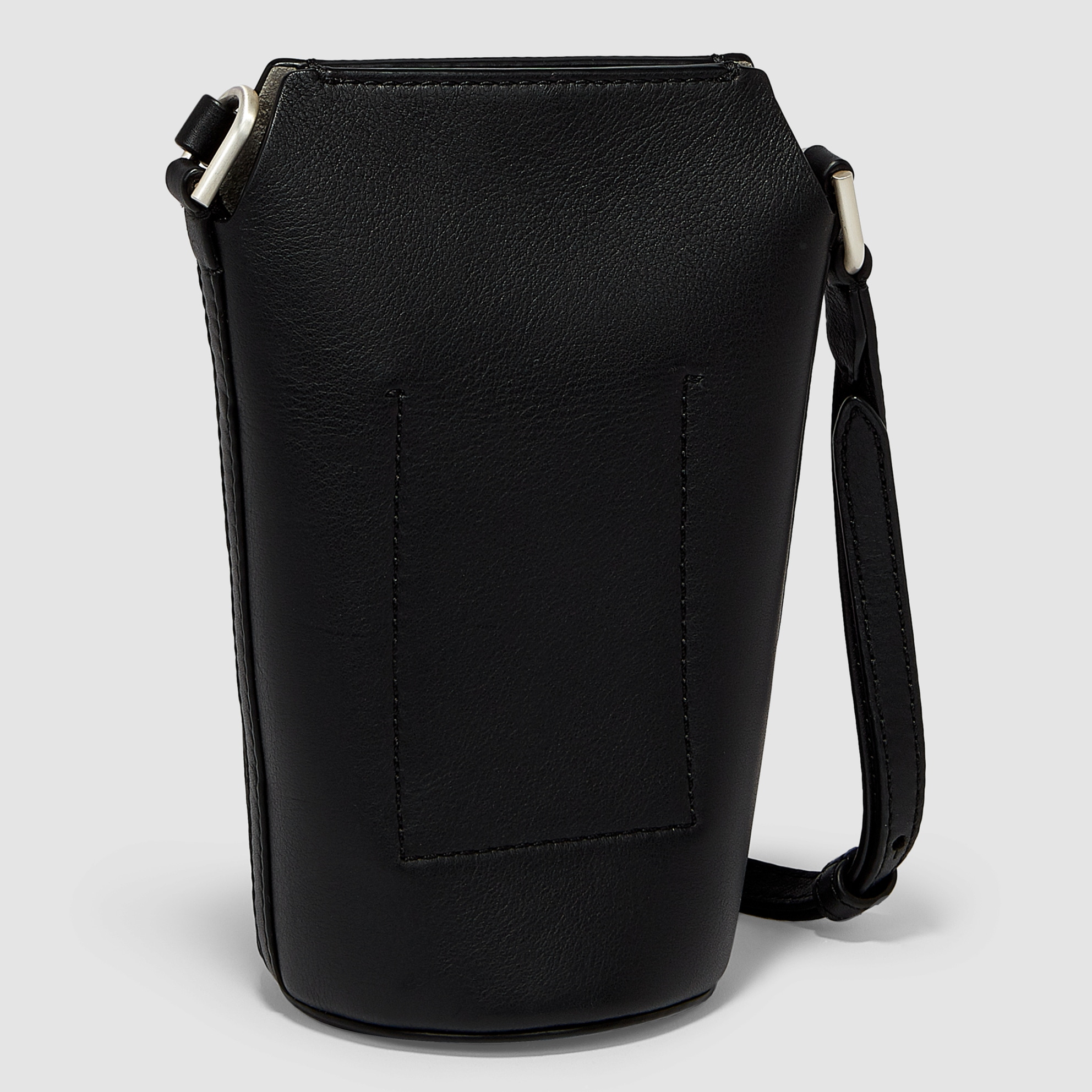 ECCO® Pot Hybrid Leather Crossbody Bag - Black - Back