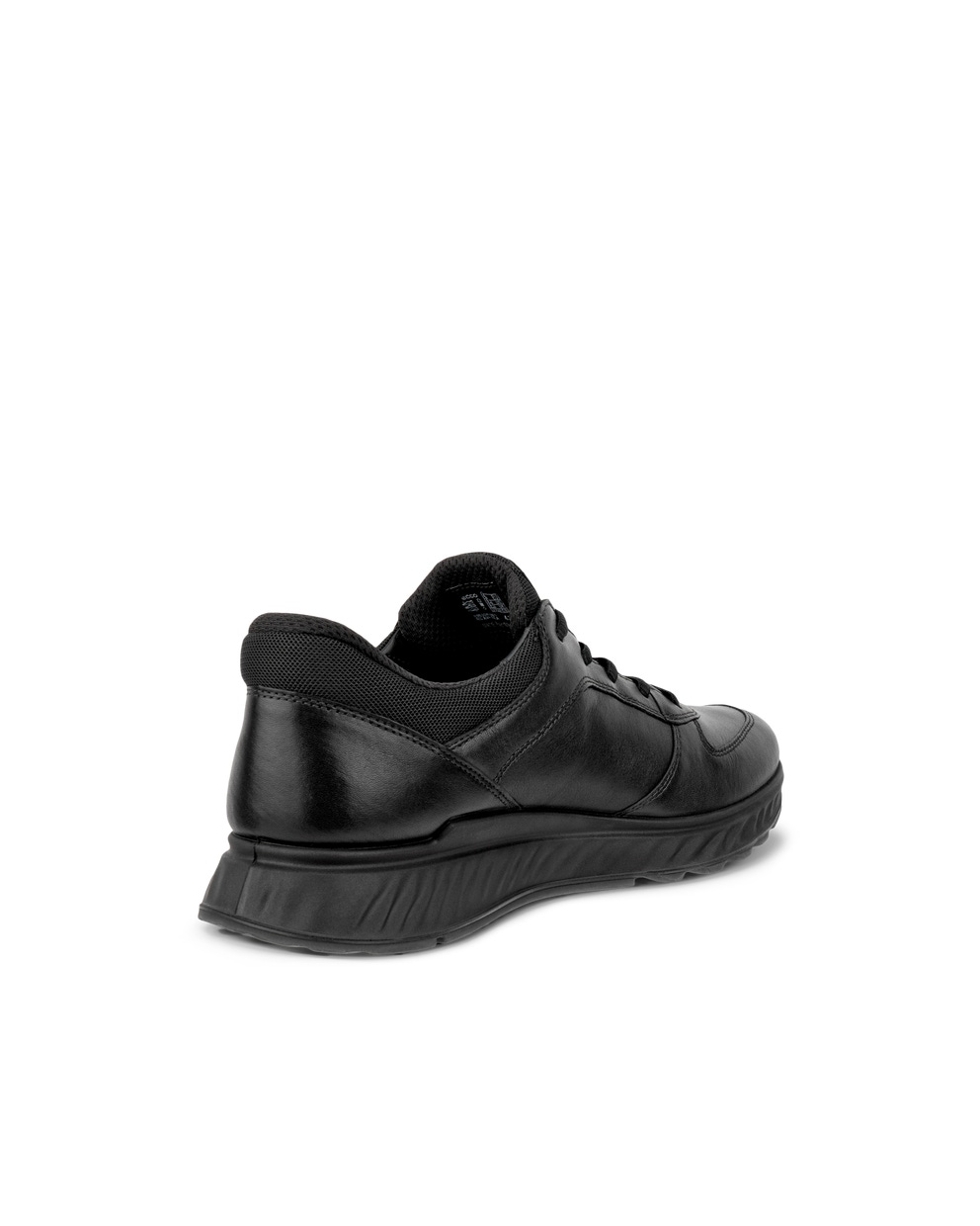 Men's ECCO® Exostride Leather Gore-Tex Outdoor Sneaker - Black - Back