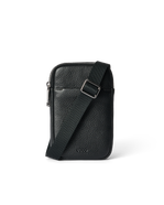 ECCO® Phone Carry Pebbled Leather Phone Bag - Black - Main