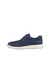 ECCO® S Lite Hybrid derbies en nubuck pour homme - Bleu - Outside