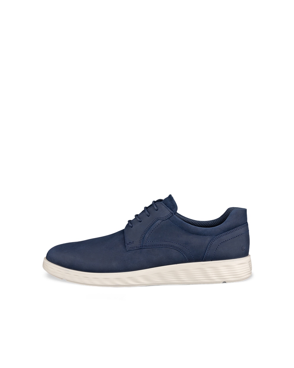 ECCO® S Lite Hybrid derbies en nubuck pour homme - Bleu - Outside