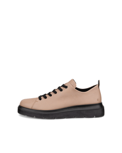 ECCO NOUVELLE WOMEN'S LACE UP SHOE - Beige - Outside