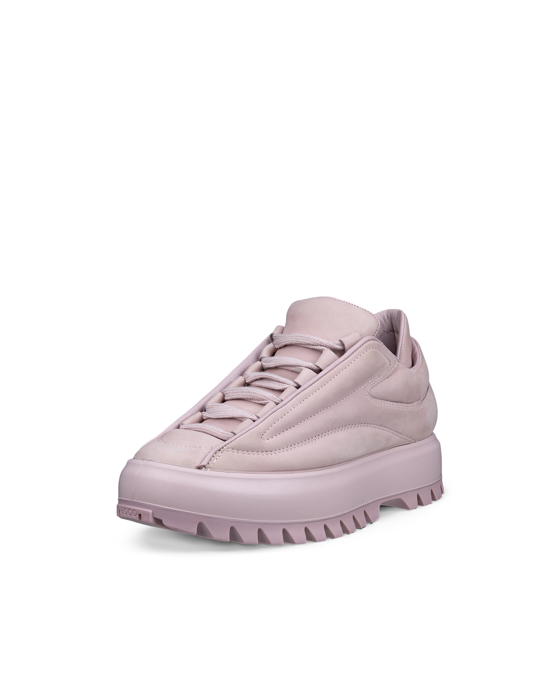 Women's ECCO® Street Ace RAL7000 Nubuck Sneaker - Purple - Main