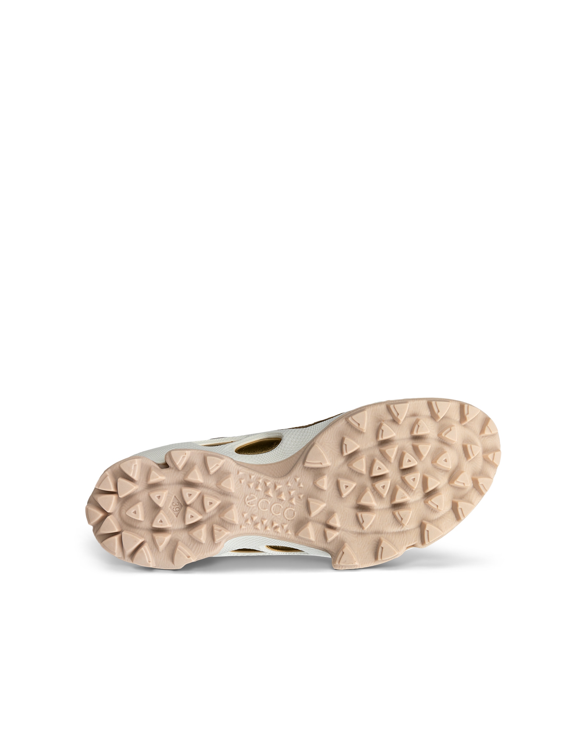 Women's ECCO® Biom C-Trail Leather Outdoor Sneaker - Yellow - Sole