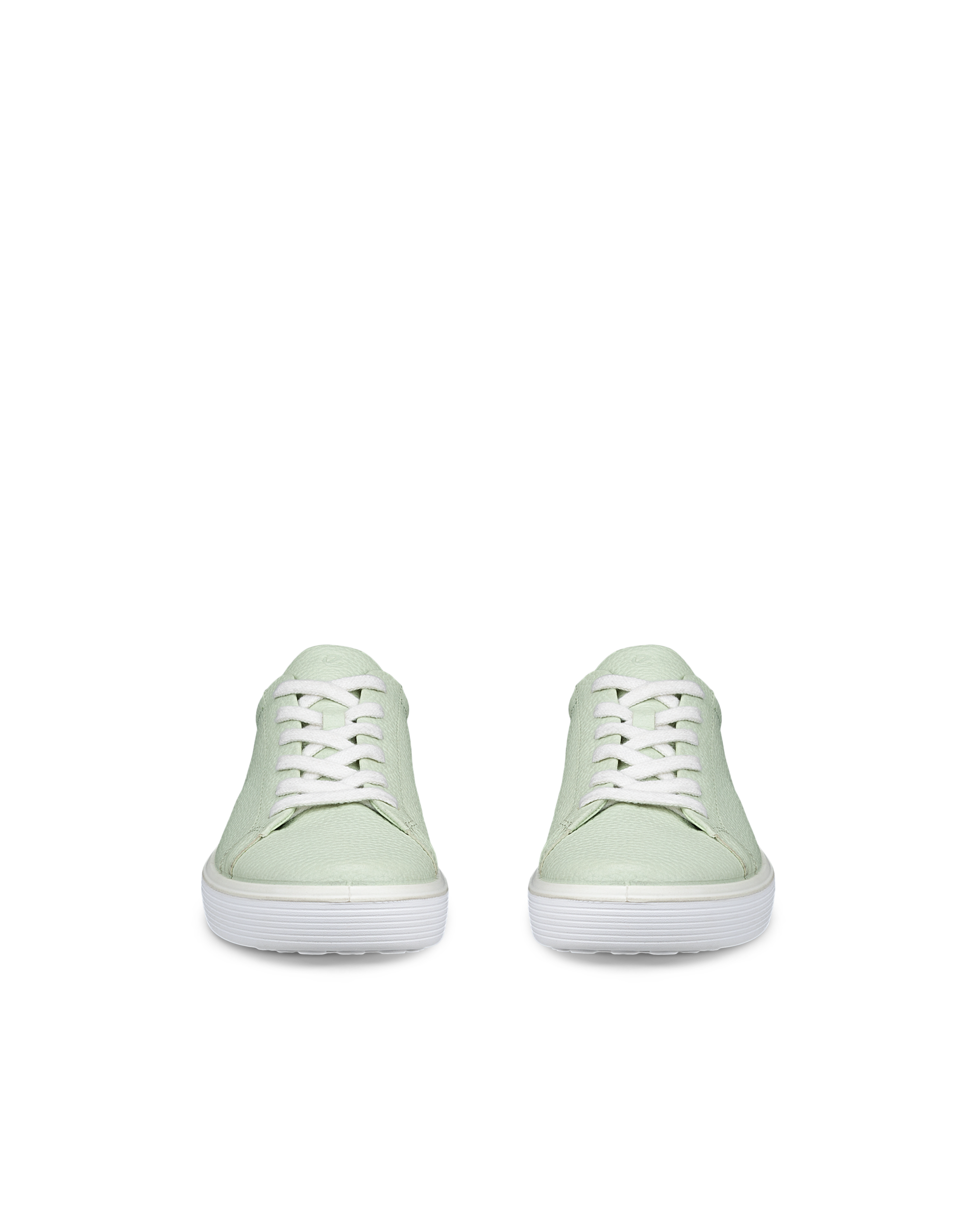 Women's ECCO® Soft 60 Leather Sneaker - Green - Front pair