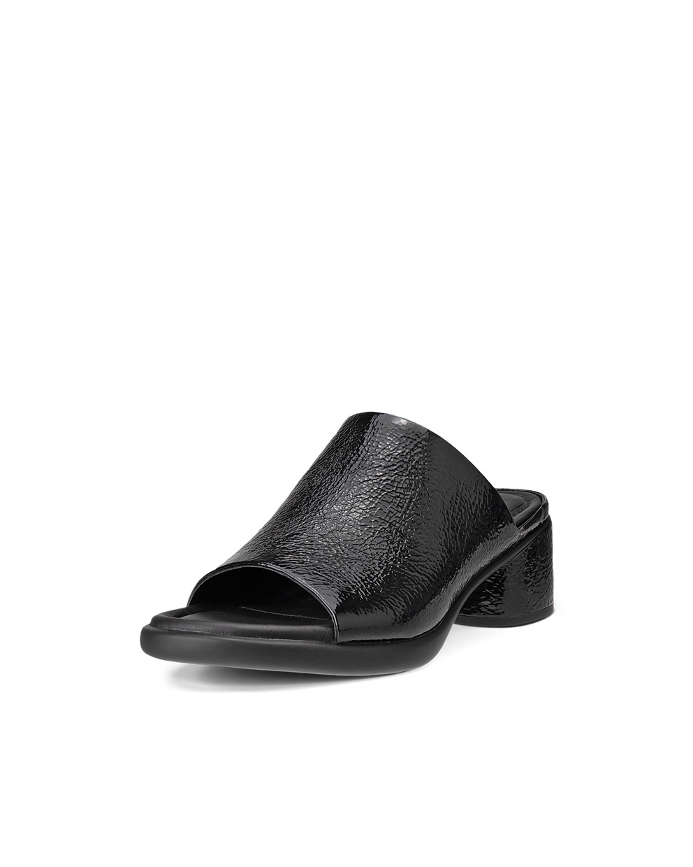 Women's ECCO® Sculpted Sandal LX 35 Leather Mule Sandal - Black - Main