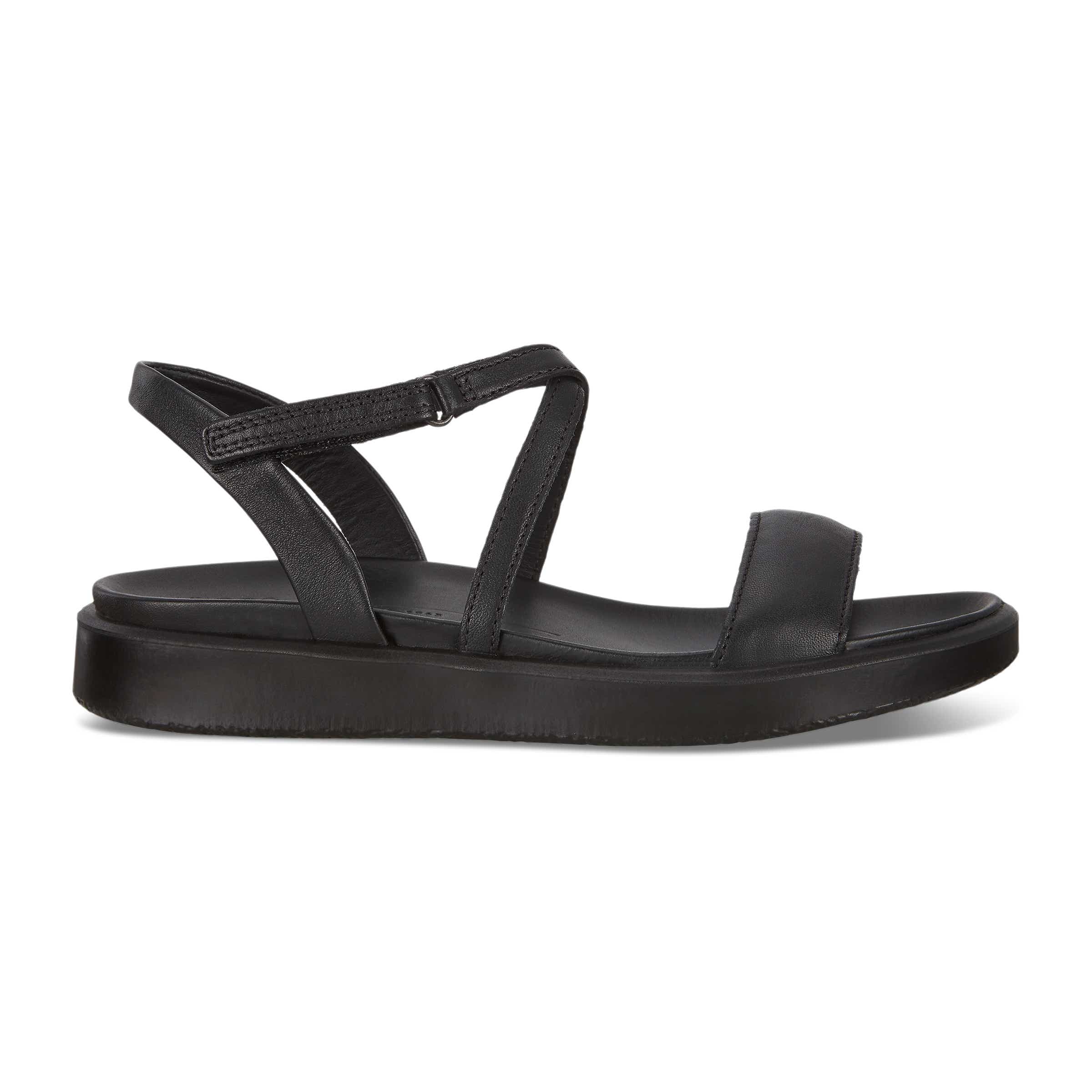 ECCO Women's Flowt Lx Flat Sandals - Black