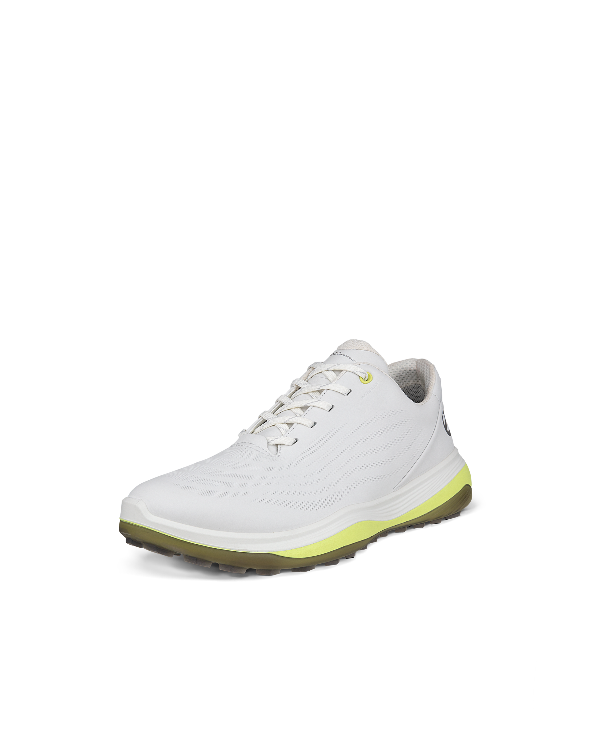 Men's ECCO® Golf LT1 Leather Waterproof Golf Shoe - White - Main