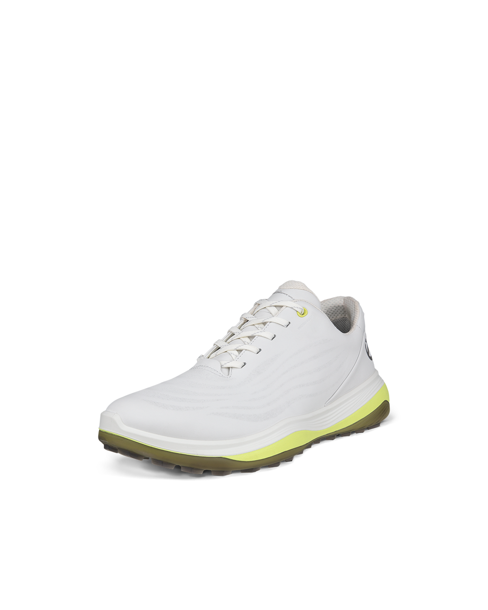 ECCO® Golf LT1 chaussure de golf imperméable en cuir pour homme - Blanc - Main