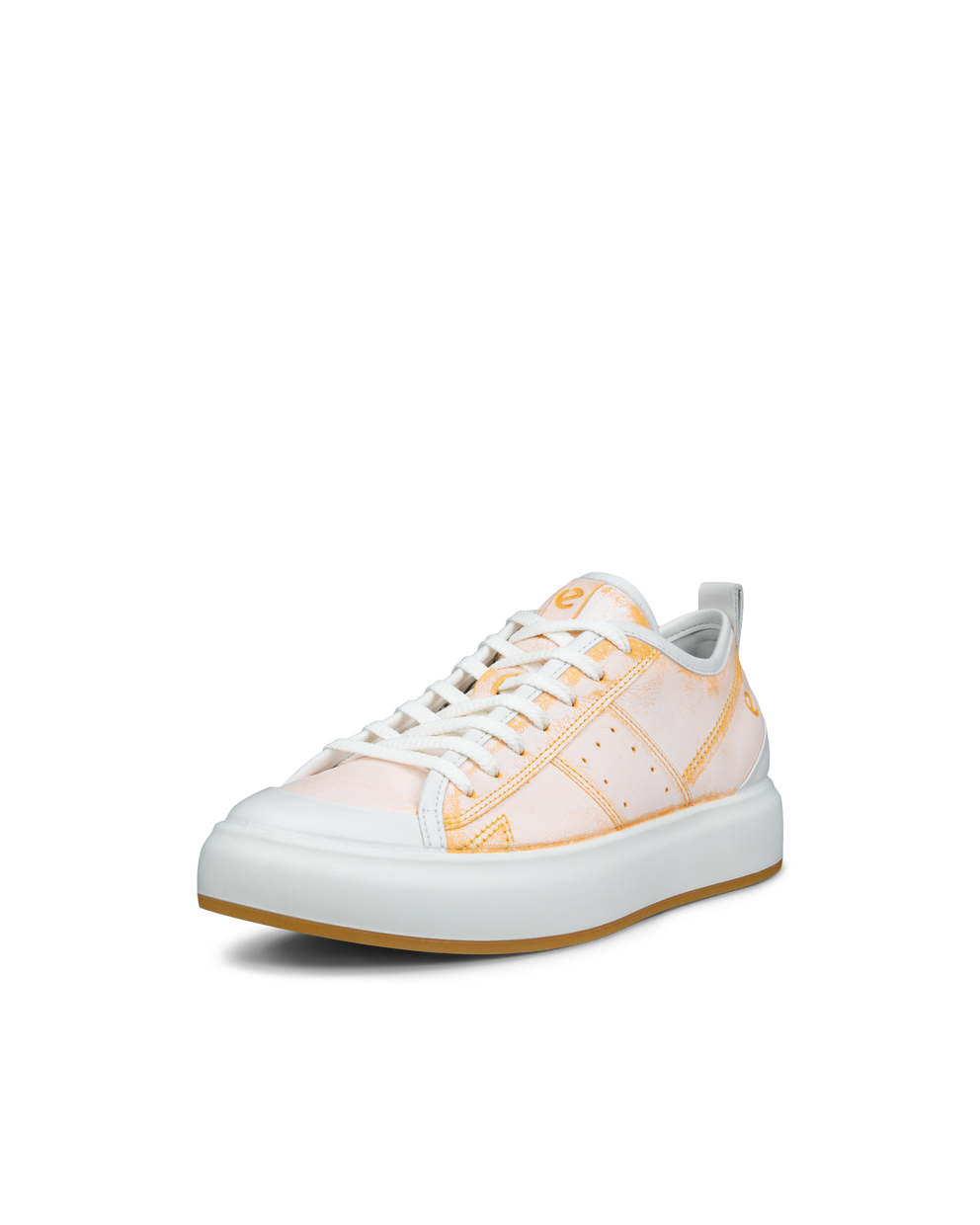 Zapatillas de piel ECCO® Street Ace para mujer - Naranja - Main