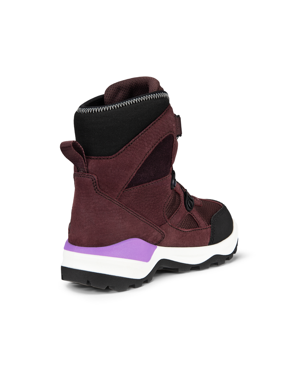 Botines de invierno de nobuk Gore-Tex ECCO® Snow Mountain para niño/a - Violeta - Back