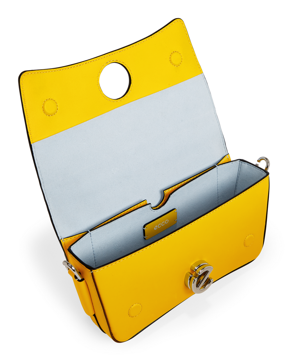 ECCO® Lock Wave sac bandoulière cuir - Jaune - Inside