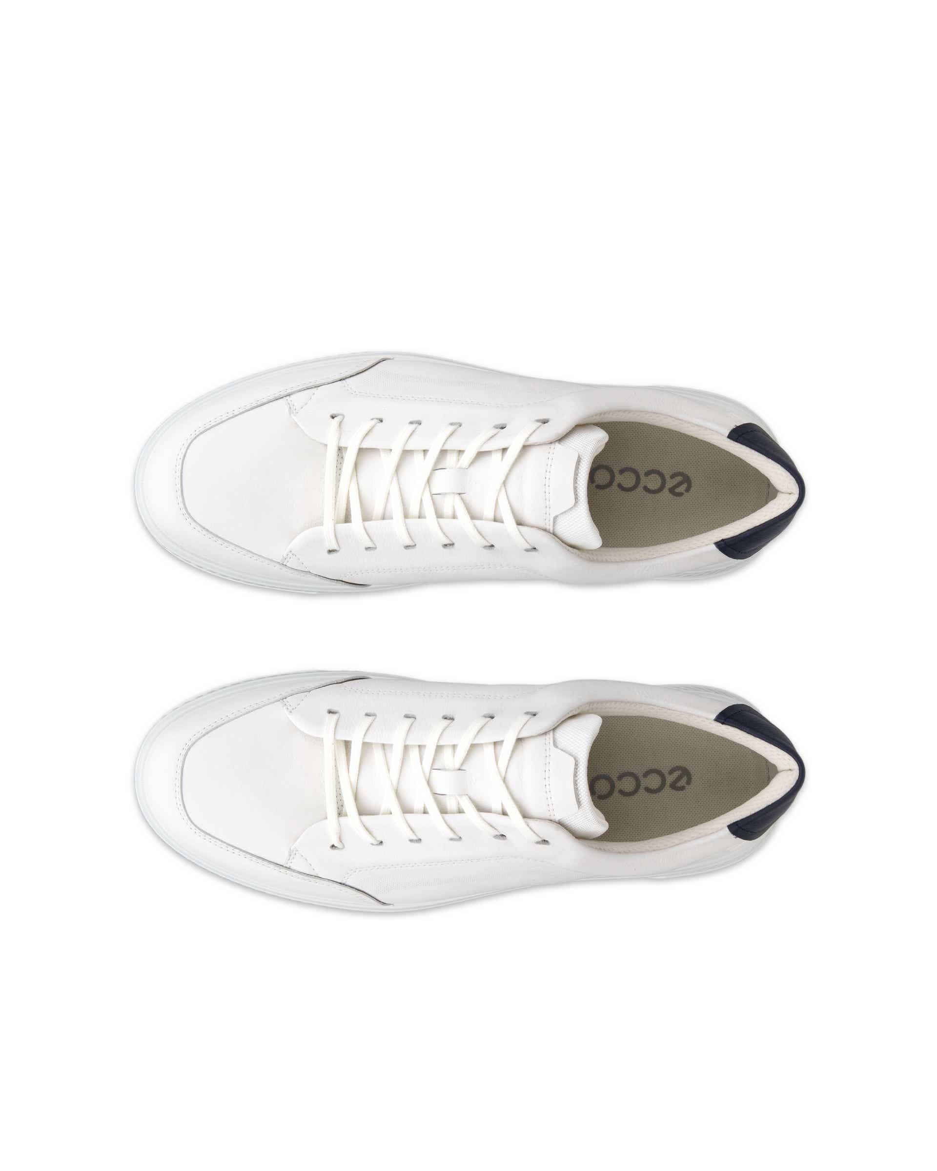 Pánska kožená obuv ECCO® MOVE - Biela - Top left pair