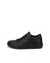 Kids' ECCO® Soft 60 Leather Sneaker - Black - Outside