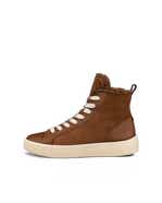 ECCO Street Tray ウィメンズ レザースニーカー - Brown - Outside