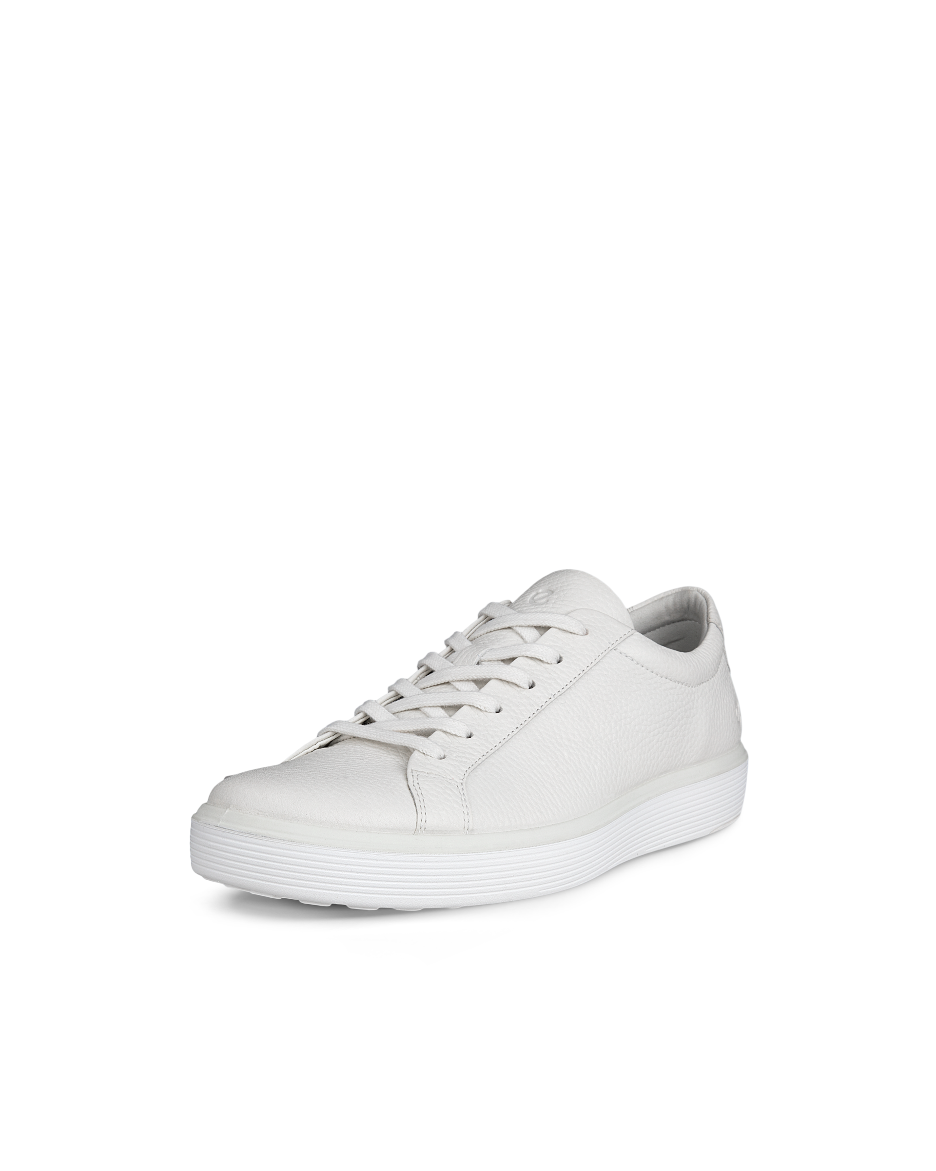 ECCO® Soft 60 baskets en cuir pour homme - Blanc - Main