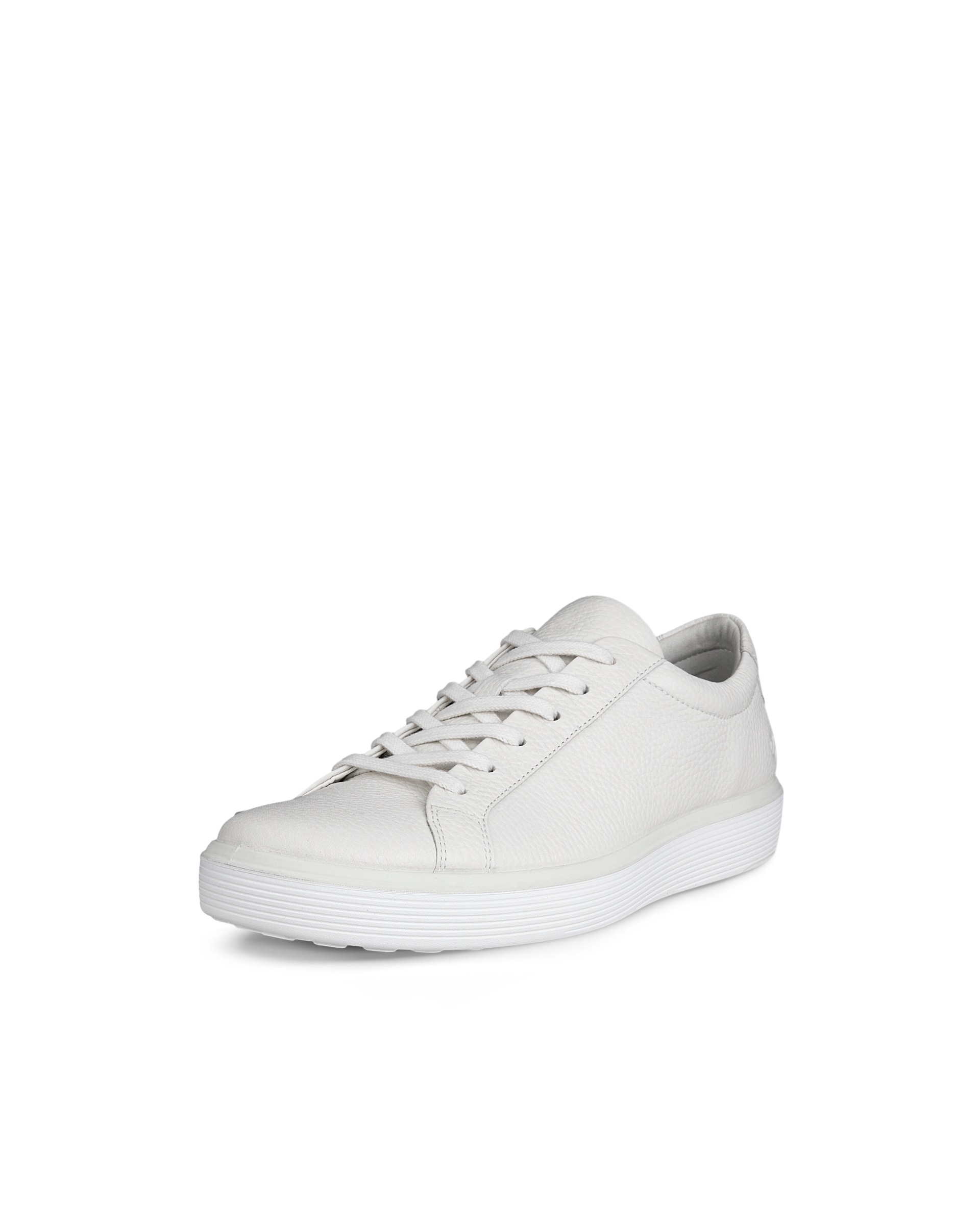 Men's ECCO® Soft 60 Leather Sneaker - White - Main