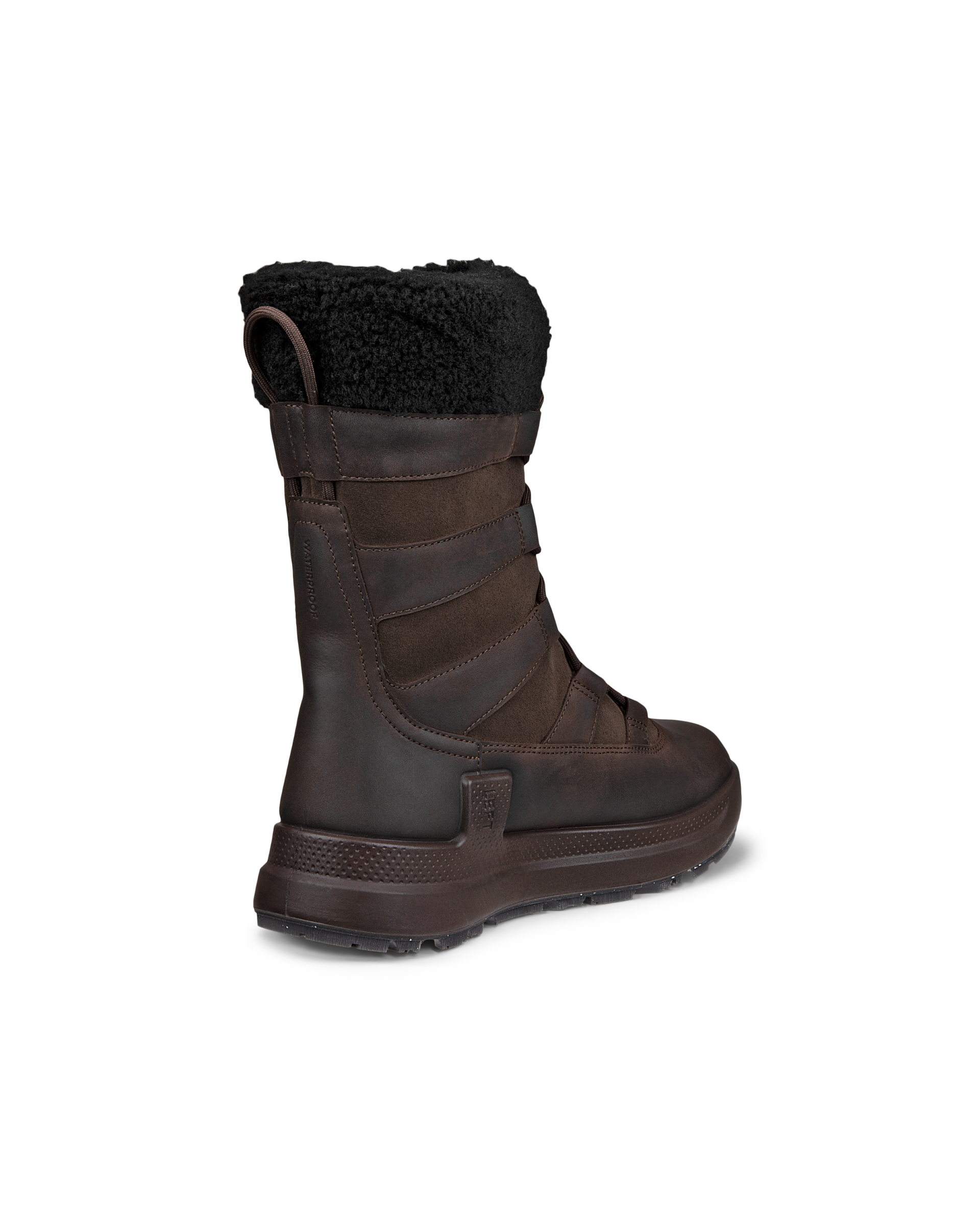 ECCO® Solice bottes d'hiver imperméable en nubuck pour femme - Brun - Back