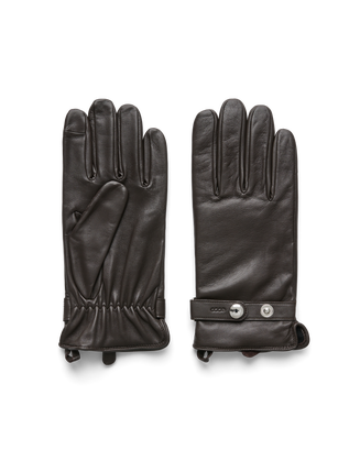 ECCO® Gloves nahkkindad meestele - Pruun - Main