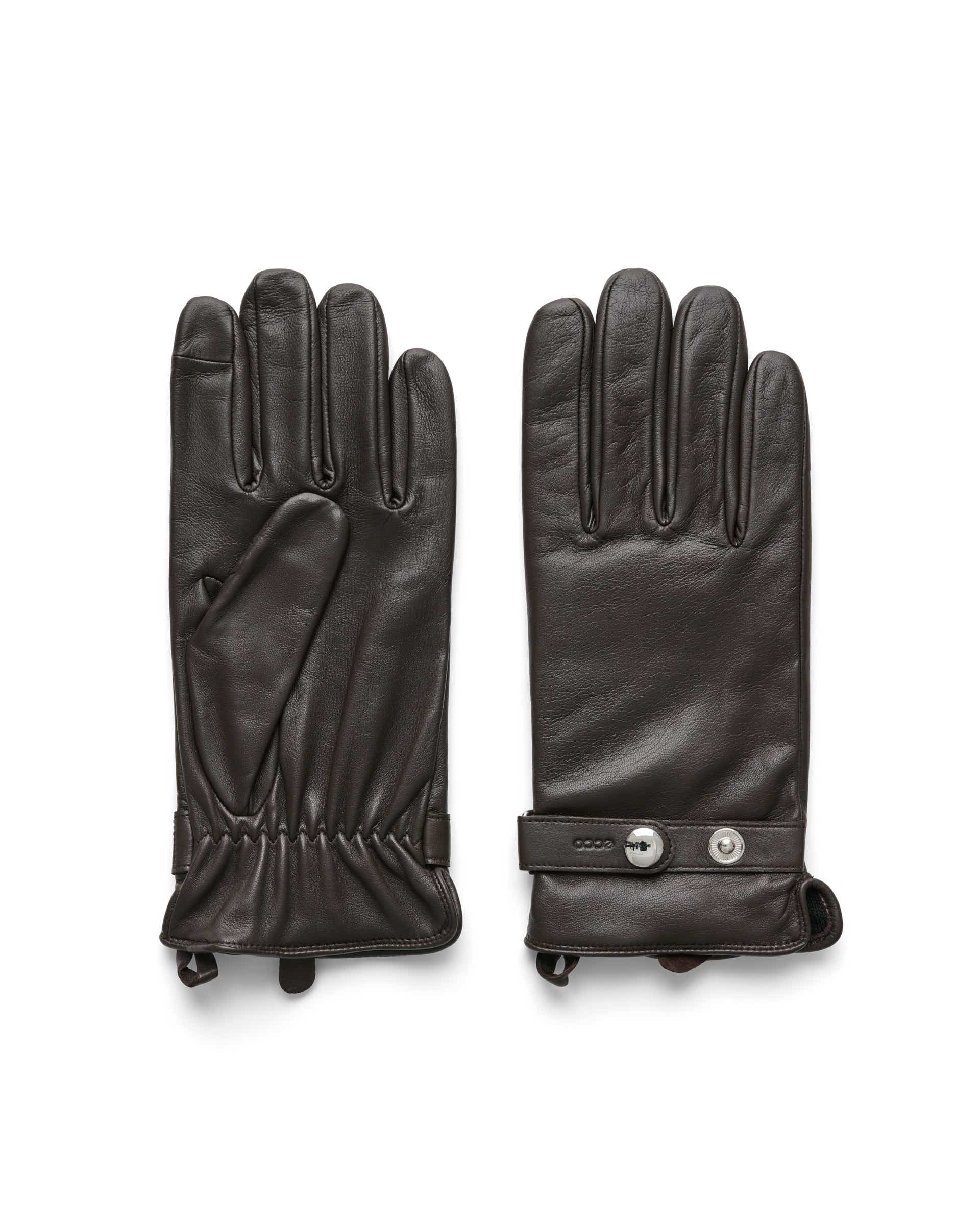 ECCO Mens Strap Gloves - undefined - Main