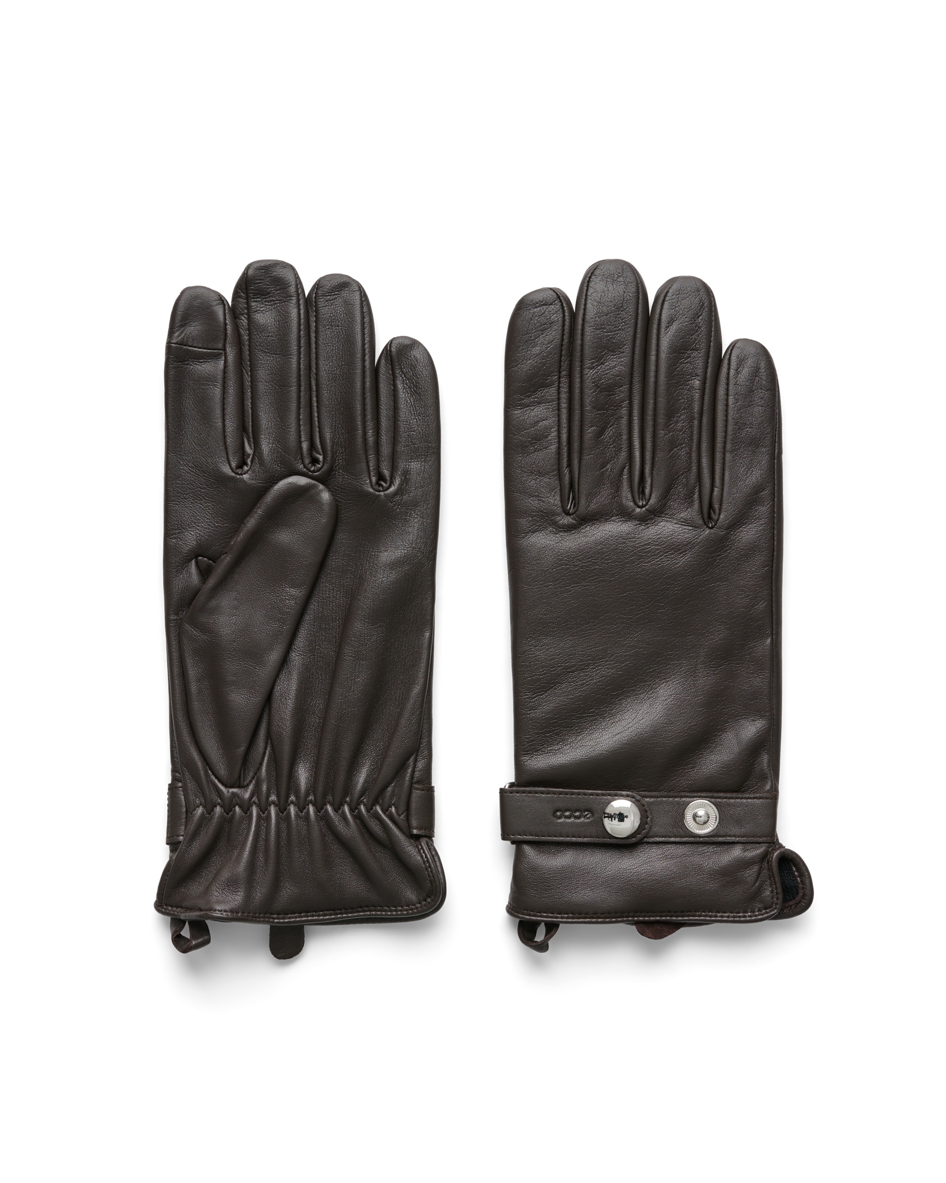 ECCO Mens Strap Gloves - undefined - Main