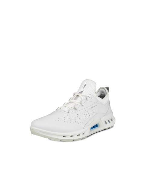 ECCO BIOM C4 Golf Shoes White/Concrete - Carl's Golfland