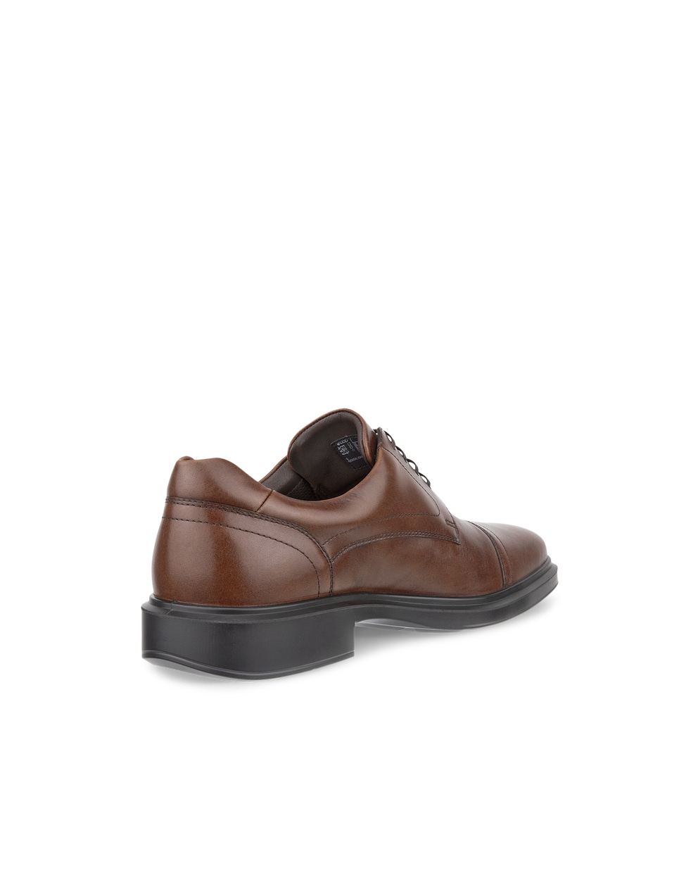 Men's ECCO® Helsinki 2 Leather Derby Shoe - Brown - Back