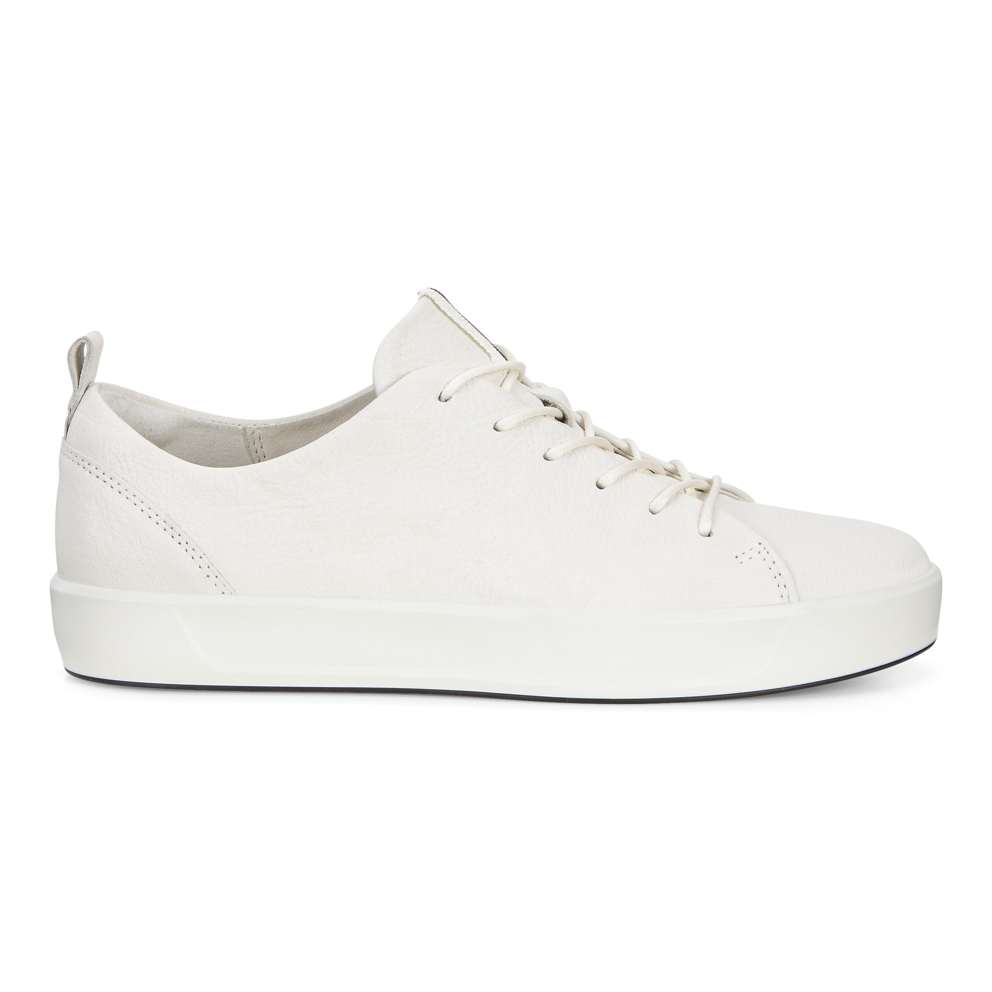 ECCO Womens Soft 8 Lace-ups - White - Outside