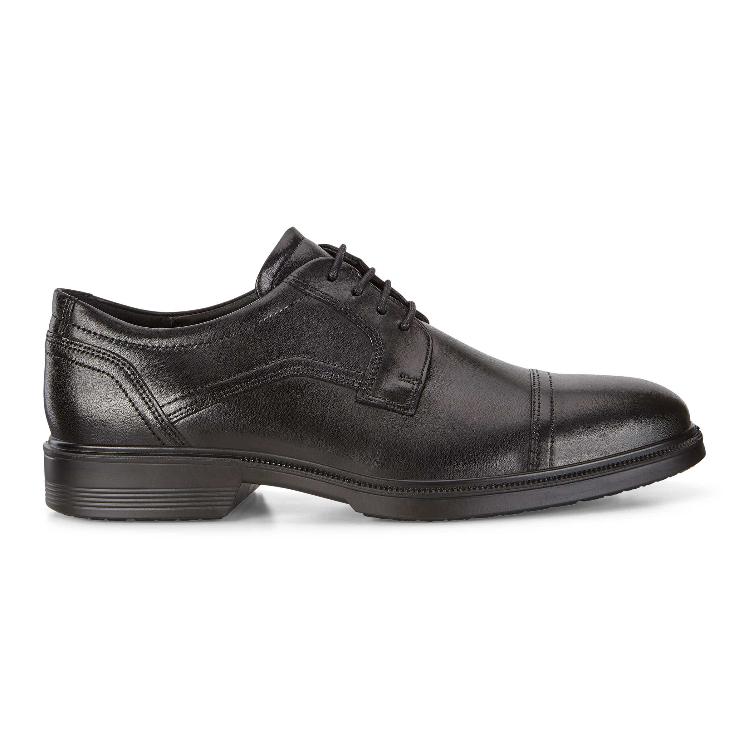 ECCO Men Lisbon Cap Toe Tie - Black - Outside