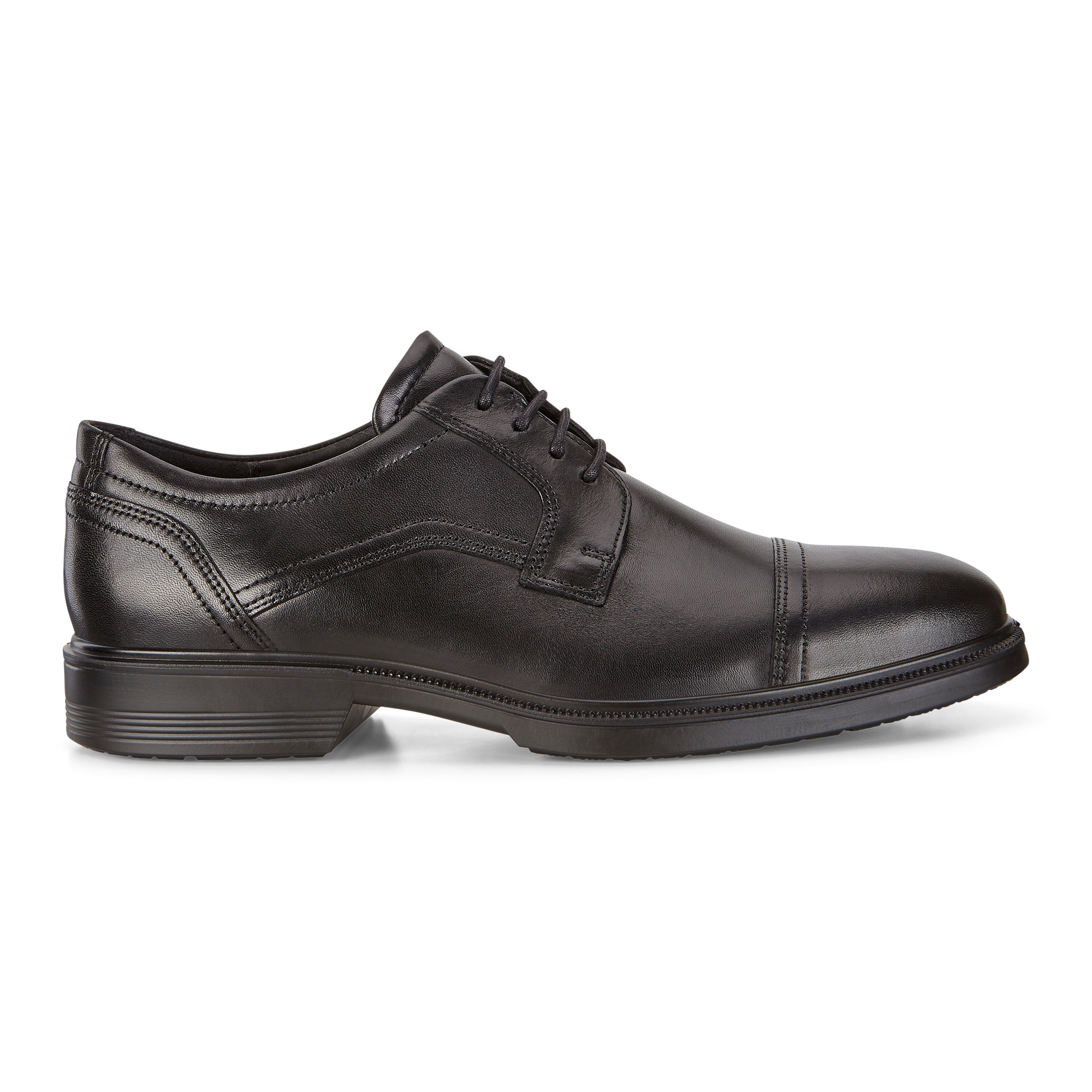 ECCO Men Lisbon Cap Toe Tie - Black - Outside