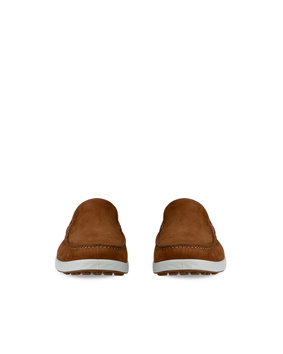 Men s ECCO S Lite Moc Nubuck Moccasin Brown