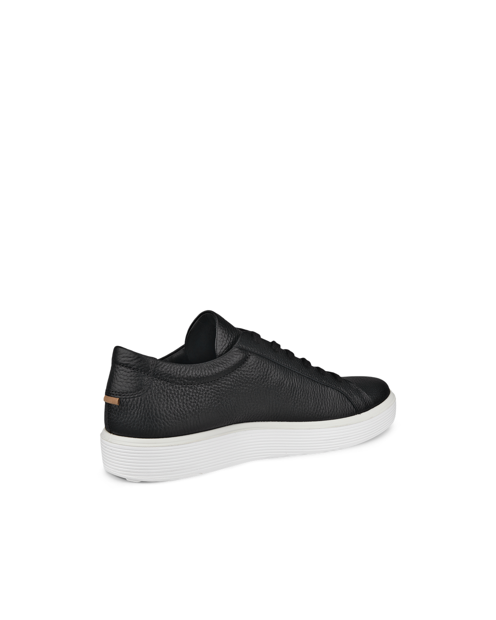 Men's ECCO® Soft 60 Leather Sneaker - Black - Back