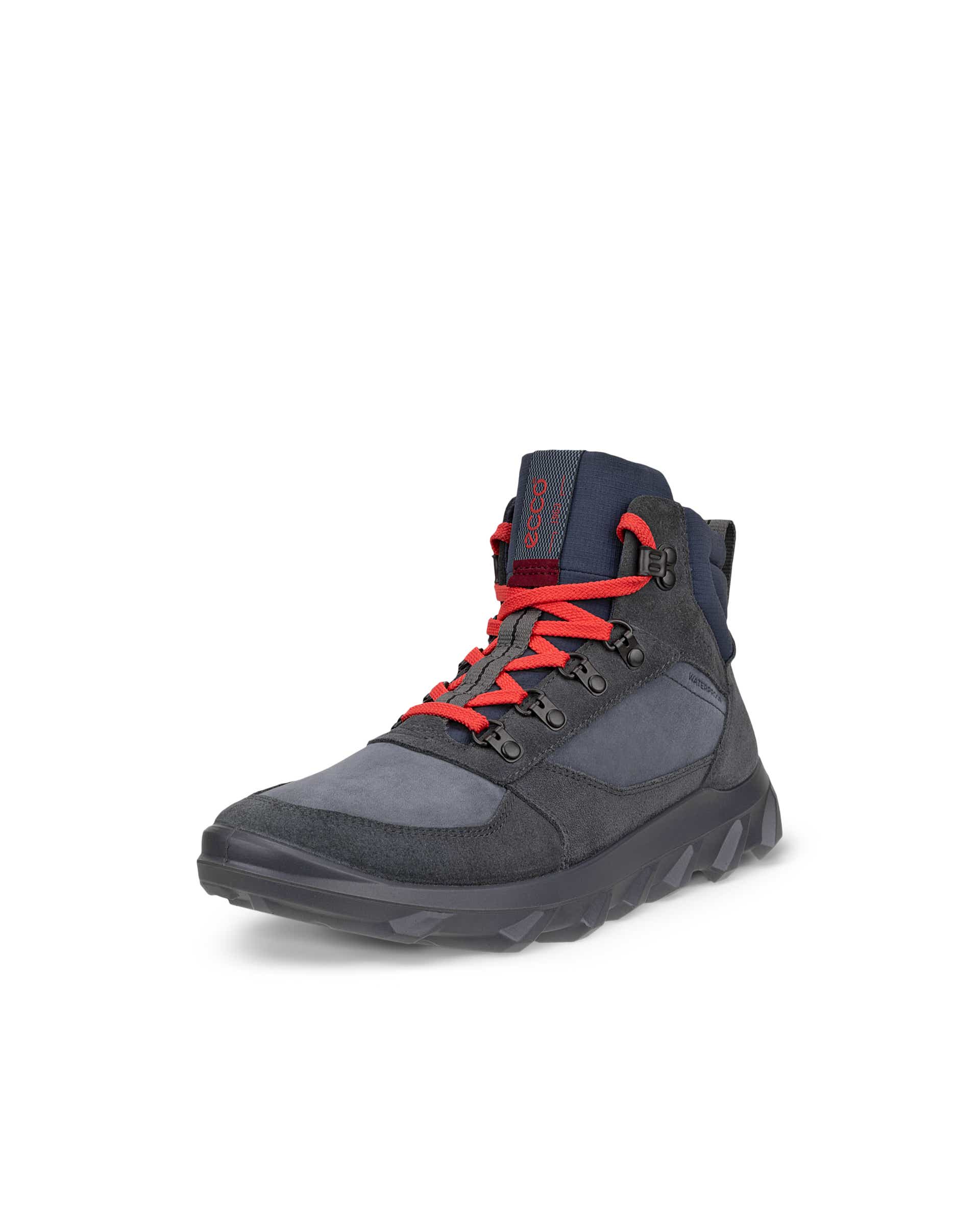 Botas de montaña impermeable de caña media de ante ECCO® Mx para hombre - Gris - Main