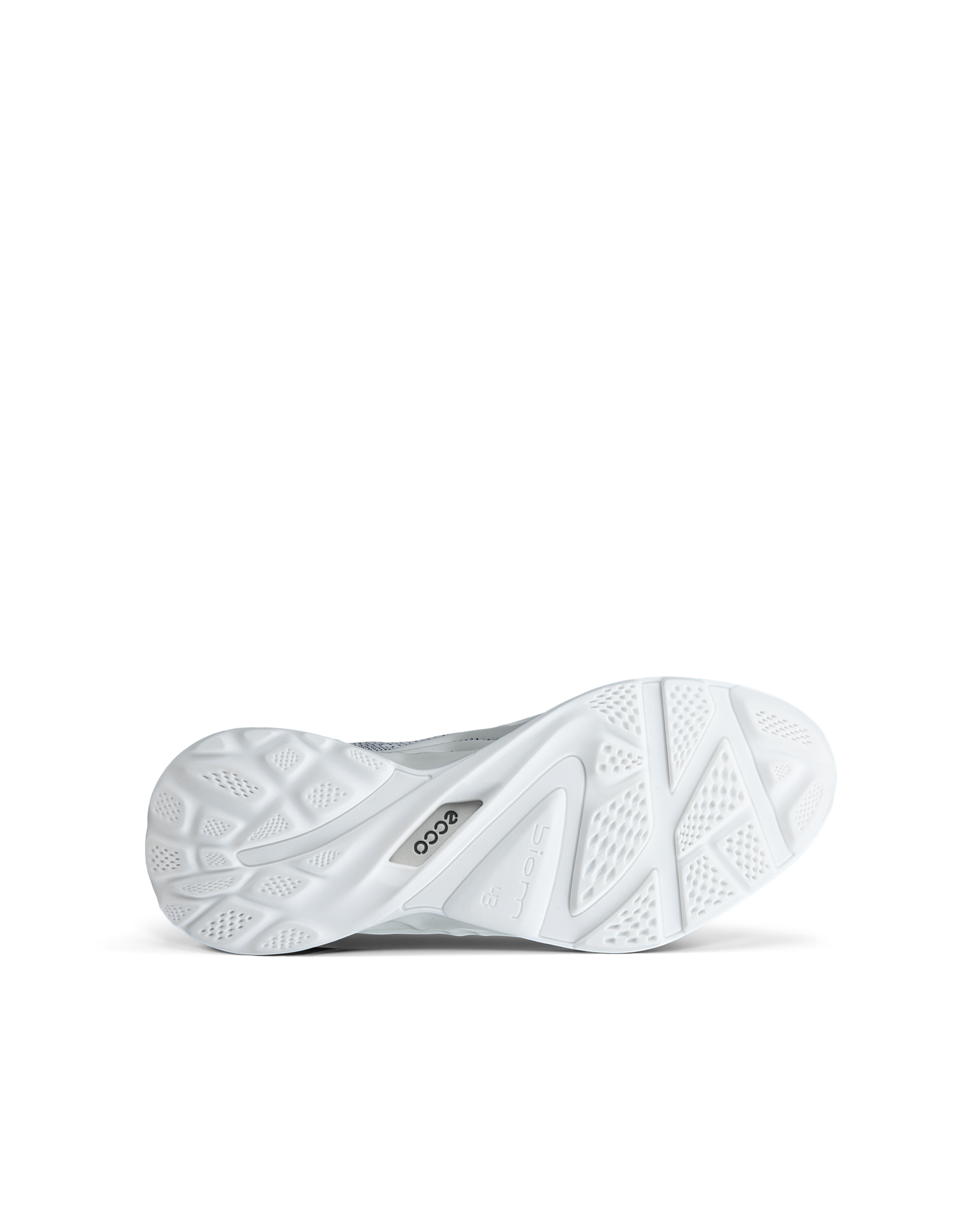 ECCO Biom Infinite baskets en toile pour hommes - Blanc - Sole