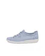 Women's ECCO® Soft 2.0 Nubuck Walking Shoe - Grey - Outside