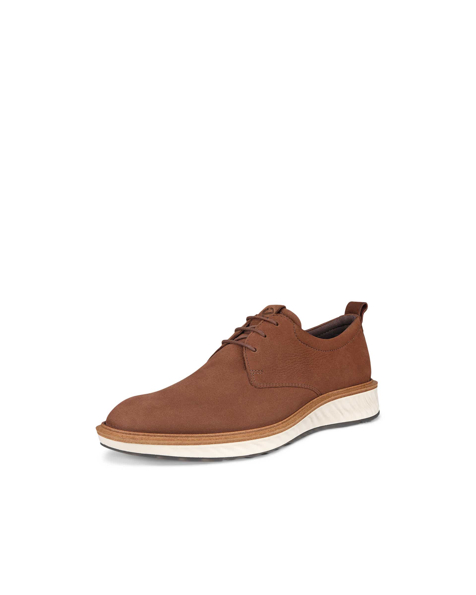 ECCO ST.1 Hybrid メンズ ヌバックダービーシューズ - 茶色 - Main