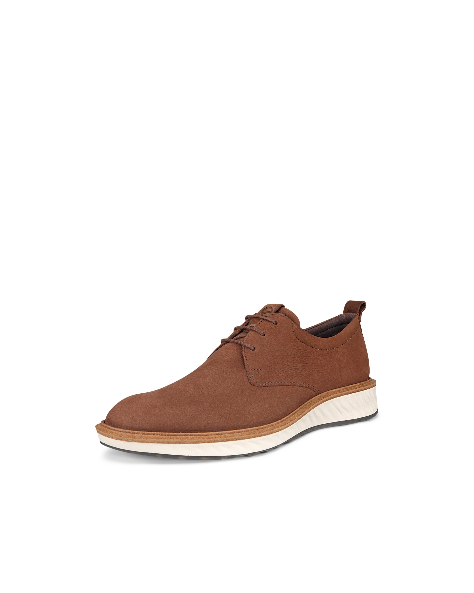ECCO ST.1 Hybrid メンズ ヌバックダービーシューズ - 茶色 - Main